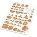 quilling-bord-21x15-cm-sjabloon-met-kurken-ondergrond, Verzenden, Nieuw, Knutselwerk
