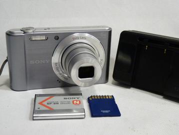 Sony Cyber-shot DSC-W810, N-accu, oplader en SD-kaart, 20MP beschikbaar voor biedingen