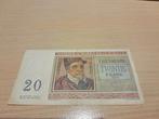 Bankbiljet Belgisch 20 frank type "1950" Regnier, Enlèvement, Billets en vrac