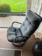 Beau fauteuils relax vintage en état parfait pied en inox, Enlèvement