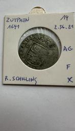 R. Schilling Zutphen 1691 Zilver, Ophalen, Zilver