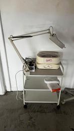 Salon trolley met vergrootlamp, Ophalen, Gebruikt, Vergrootglas of Loep