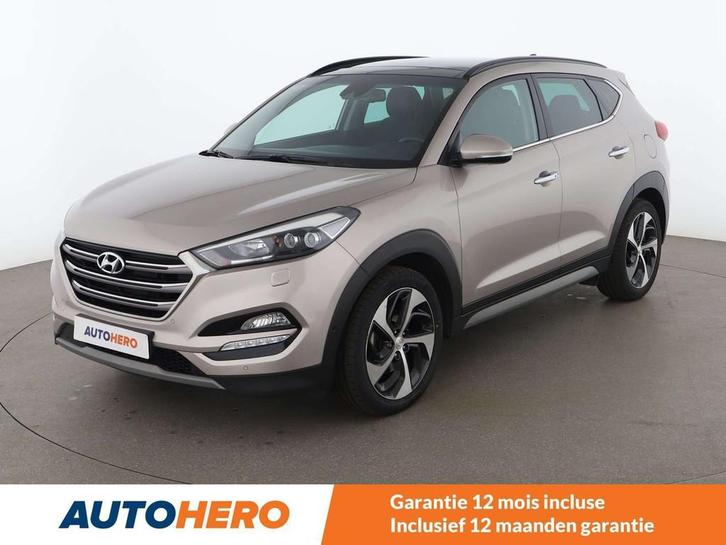 Hyundai Tucson 1.6 TGDI Executive 2WD (bj 2018, automaat), Auto's, Hyundai, Te koop, Tucson, ABS, Achteruitrijcamera, Airbags