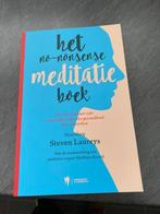 Boek: het no nonsense meditatieboek, Boeken, Ophalen of Verzenden, Zo goed als nieuw, Steven LAUREYS