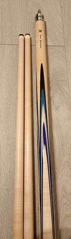 Keu Adam Super Prof. 905 met 2 nieuwe toppen DJ 12mm, Sport en Fitness, Biljarten en Poolen, Ophalen of Verzenden, Nieuw