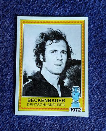 Panini sticker card voetbal ' Euro 1980 - Beckenbauer 1972 ' beschikbaar voor biedingen