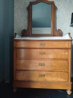 Antieke spiegelkast met laden te koop, Ophalen of Verzenden