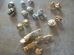 allerlei clips oorringen, broches ..., Ophalen, Gebruikt, Overige materialen