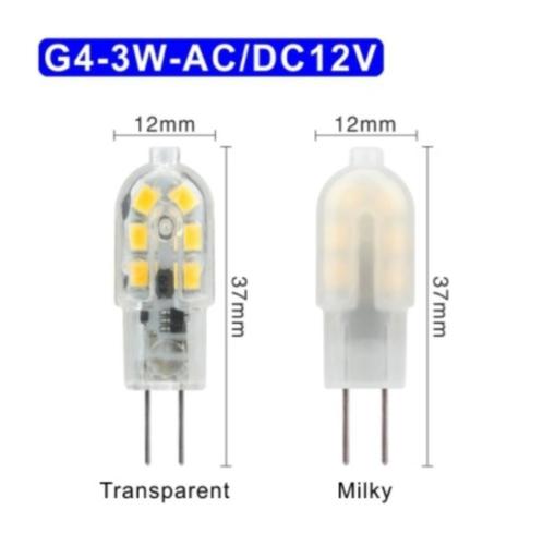 Ledlamp / G4 - 3W - AC/DC 12V, Huis en Inrichting, Lampen | Losse lampen, Ophalen of Verzenden