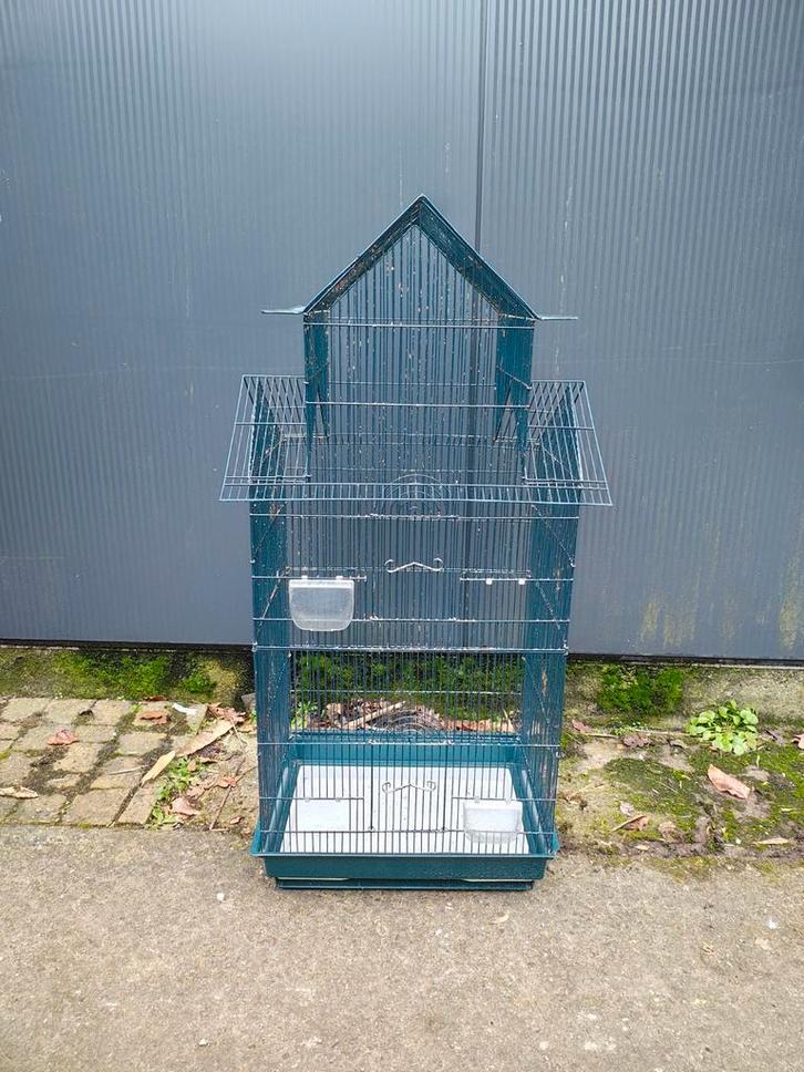 Grote vogelkooi – stevig metaal – 100 cm hoog, Animaux & Accessoires, Oiseaux | Cages & Volières, Cage à oiseaux, Enlèvement