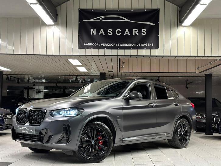 BMW X4 2.0i30i Mild Hybride M-Pack  Black Mat Full 2022, Auto's, BMW, Bedrijf, Te koop, X4, 360° camera, 4x4, ABS, Achteruitrijcamera
