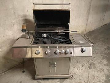 Grote gasbarbecue met spit voor kip!, Enlèvement, Utilisé