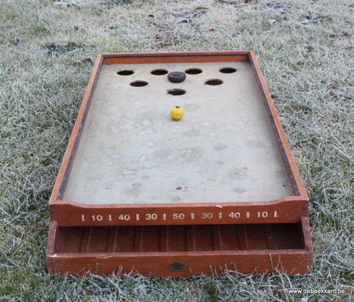 Retro vintage antiek oud biljartspel Valentino biljart Homas, Verzamelen, Retro, Ophalen of Verzenden