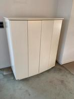 Kast met legplanken in hout met vouwdeuren., Ophalen, Gebruikt