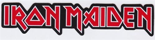 Iron Maiden sticker #1, Verzamelen, Muziek, Artiesten en Beroemdheden, Nieuw, Verzenden