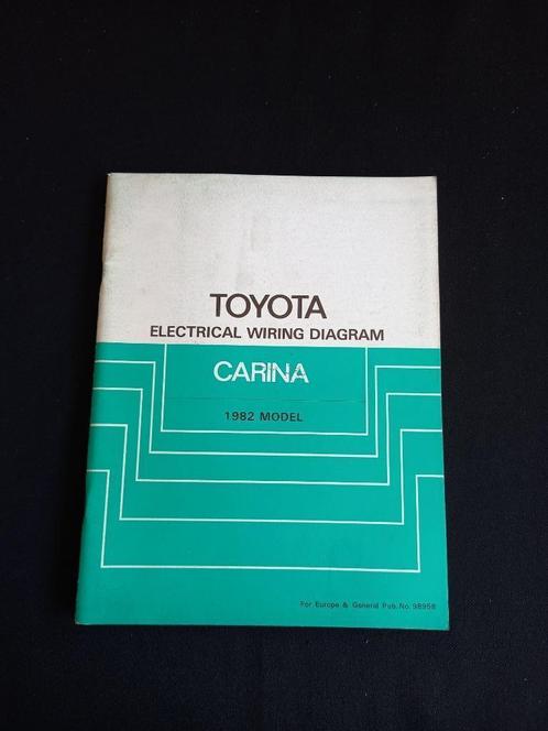 Cahier d'atelier sur les schémas électriques Toyota Carina, Autos : Divers, Modes d'emploi & Notices d'utilisation, Enlèvement ou Envoi