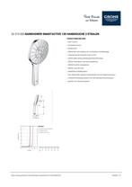 Grohe Handdouche, douchestand en doucheslang, Ophalen of Verzenden, Nieuw, Chroom, Douche