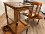 Oude vitrinekast / Labo-kast, Huis en Inrichting, Kasten | Vitrinekasten, Ophalen, Zo goed als nieuw