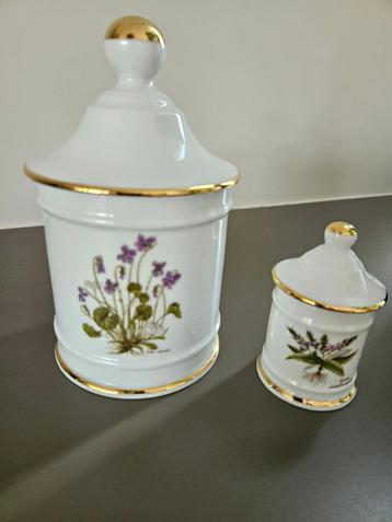 Set van 2 bonbonnières LIMOGES beschikbaar voor biedingen