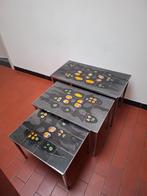 Set van drie vintage tafeltjes, Huis en Inrichting, Ophalen