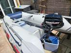 Complete set Yamaha Yam 275S rubberboot incl Mercury 2,5 pk, Watersport en Boten, Ophalen, Yamaha, Zo goed als nieuw, Hout