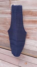 Grote blauwe geweven tas uit Azië, Ophalen of Verzenden, Zo goed als nieuw, Blauw