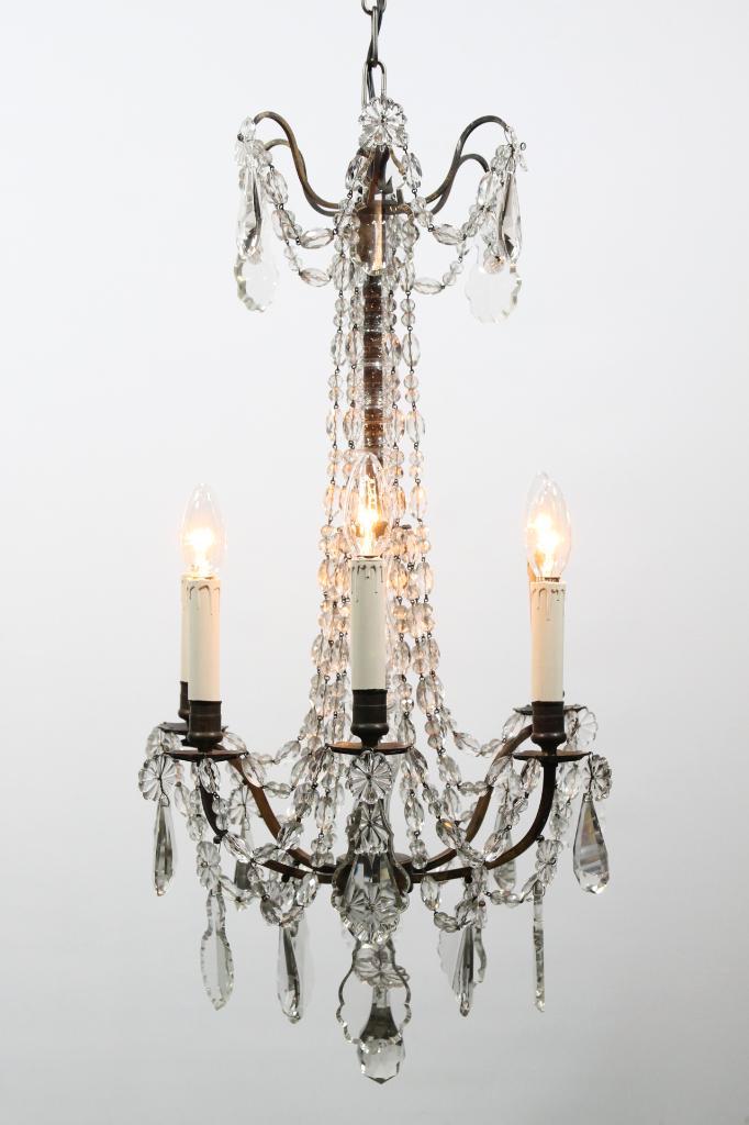 Mooie stijl volle antieke Franse kroonluchter, Antiquités & Art, Antiquités | Éclairage, Enlèvement ou Envoi