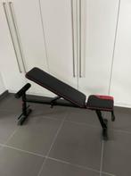 Verstelbare en inklapbare Domyos Fitness Bench 100, Sport en Fitness, Fitnessmaterialen, Ophalen, Zo goed als nieuw, Benen, Fitnessbank