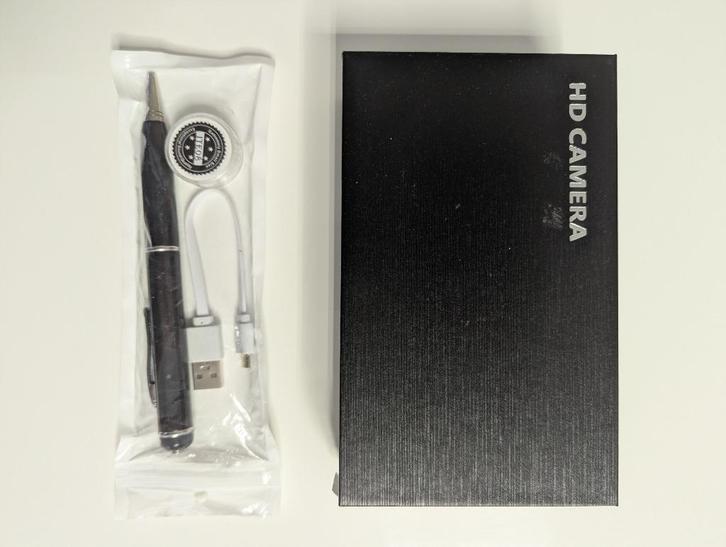 Spy Knoopcamera en Audio-pen + oortje, Elektronische apparatuur, Overige elektronische apparatuur, Nieuw, Ophalen of Verzenden