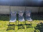 Strandstoeltjes te koop 25 euro voor 3, Tuin en Terras, Tuinstoelen, Ophalen, Zo goed als nieuw, Metaal, Verstelbaar