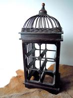 Houten wijnrek in koloniale stijl, Huis en Inrichting, Woonaccessoires | Wijnrekken, Ophalen of Verzenden, Zo goed als nieuw, Hout