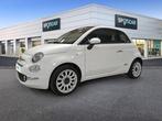 Fiat 500C  1.2 8v 69hp Lounge, 4 zetels, Cabriolet, Cruise Control, Wit