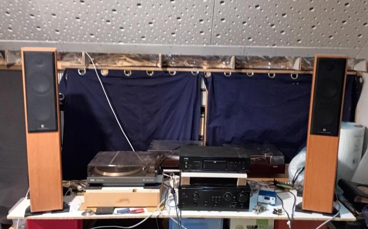 Mordaunt Short THX MS502 Front speakers, Audio, Tv en Foto, Luidsprekerboxen, Zo goed als nieuw, Front, Rear of Stereo speakers