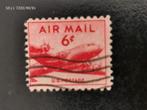 USA 1947 - vliegtuig -  DC-4 Skymaster, Postzegels en Munten, Ophalen of Verzenden, Gestempeld, Vliegtuigen