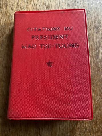 Citations du Président Mao Tse-Toung Petit livre rouge 1966  beschikbaar voor biedingen