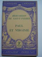 3. Bernardin de Saint-Pierre Paul and Virginie Classiques La, Comme neuf, Europe autre, Jacques-Henri Bernardin, Envoi