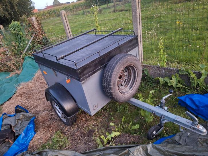 gesloten aanhangwagen, Auto diversen, Aanhangers en Bagagewagens, Zo goed als nieuw, Ophalen