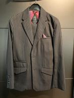 Volcom kostuum met broek heren, grijs met wit streepje, Maat 48/50 (M), Ophalen of Verzenden, Zo goed als nieuw, Grijs
