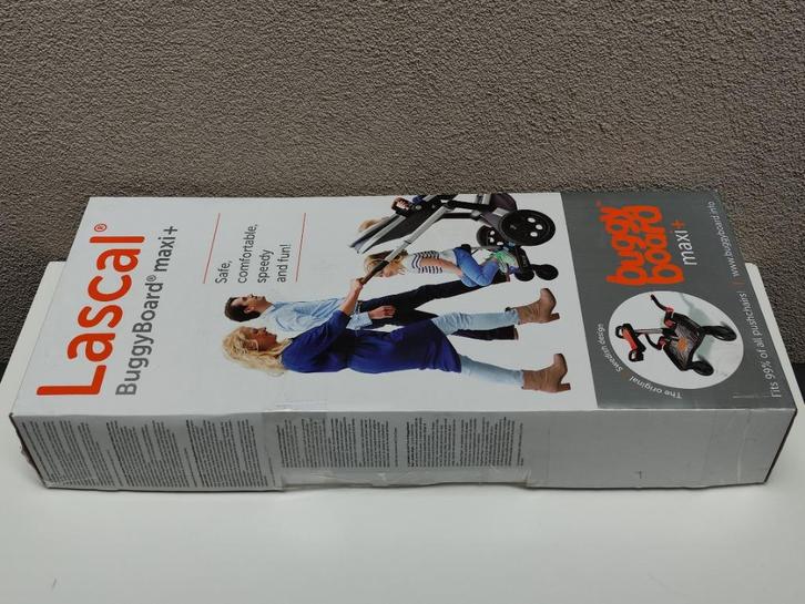 Lascal Meerijplankje en Zitje Maxi Plus, Kinderen en Baby's, Kinderwagens en Combinaties, Gebruikt, Kinderwagen, Overige merken