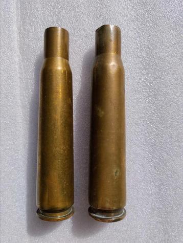 Lotje van 2 US .50 hulzen 12,7mm beschikbaar voor biedingen