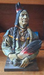 statue en résine d'un chef indien. , Ophalen