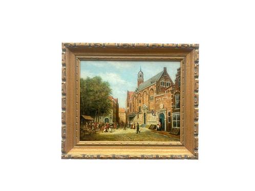 Ecole Néerlandaise | Paysage urbain, Antiquités & Art, Art | Peinture | Classique, Enlèvement ou Envoi