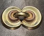 Vintage Brooch STERLING gold plated stamped MONET, Handtassen en Accessoires, Ophalen of Verzenden, Zo goed als nieuw, Zilver