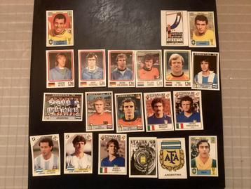20 stickers Panini WORLD CUP STORY beschikbaar voor biedingen