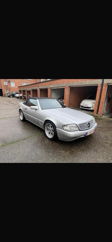 Mercedes cabrio sl300 24v automaat Oldtimer prijs 15000€, Auto's, Automaat, Zwart, Cabriolet, Particulier