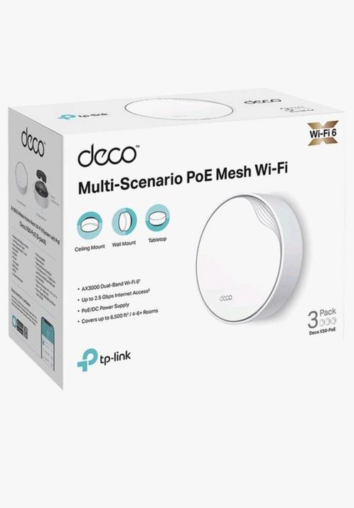 Nieuw - TP-Link DECO X50-PoE(3-PACK) - nog in verpakking, Audio, Tv en Foto, Beamers, Nieuw, Ophalen