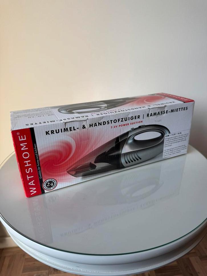 Watshome kruimel- & handstofzuiger – 7,2V, Elektronische apparatuur, Overige elektronische apparatuur, Zo goed als nieuw, Ophalen
