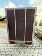 Gesloten aanhangwagen met Zonnepaneel, Ophalen, Zo goed als nieuw