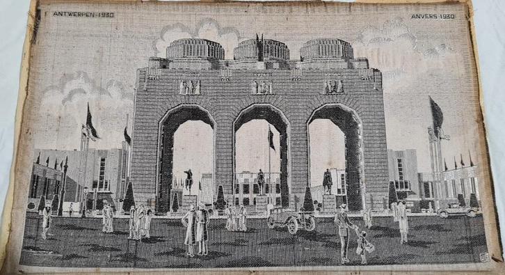 Wereldtentoonstelling 1930 Antwerpen, GVA 3 delen + doekje, Boeken, Geschiedenis | Stad en Regio, Gelezen, Ophalen of Verzenden