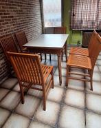 tafel met stoelen, Ophalen, Zo goed als nieuw
